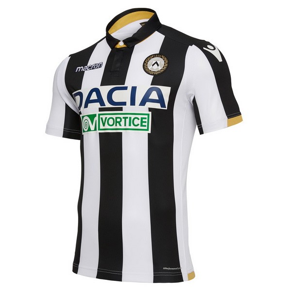 Camiseta Udinese Calcio Primera equipo 2018-19 Negro Blanco